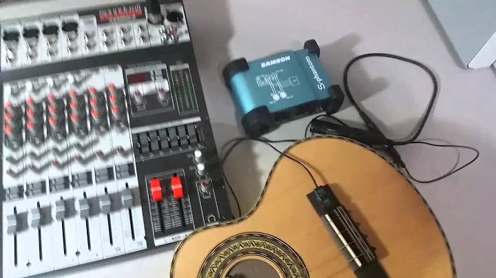 Opções para ligar o AKG C411L ou AKG C411PP no cavaco.