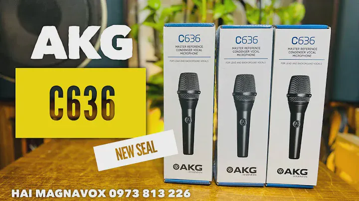 UNBOX SIÊU PHẨM - AKG C636MODEL CAO CẤP NHẤT CỦA HÃNG ĐẾN TỪ NƯỚC ÁO