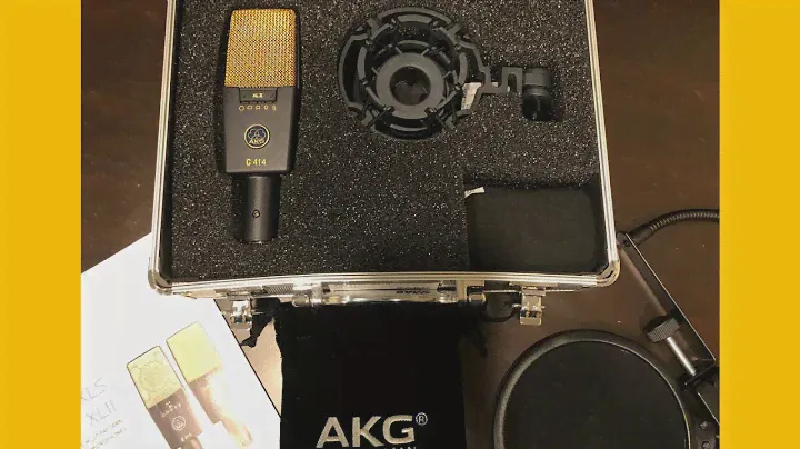 Распаковка и обзор упаковки AKG C414 XLii