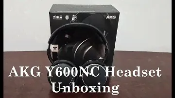 Unboxing AKG Y600NC Wireless Over Ear Headphones
