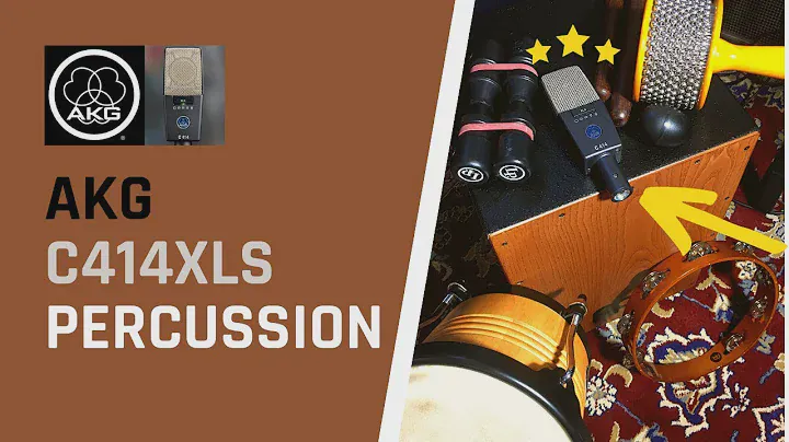 AKG C414 XLS - Microphone Review Test Demo | Recording PERCUSSION 🎤