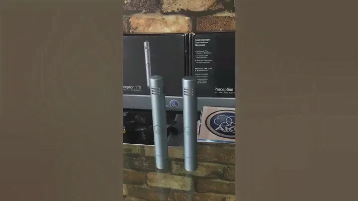AKG PERCEPTION 170 CONDENSER MICROPHONE PAIR #akgmicrophones