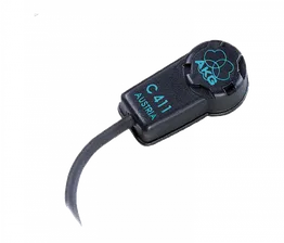 AKG C411L микрофон для струнных инструментов, к поверхности крепится на жидкой резине, разъём 3-контактный mini-XLR