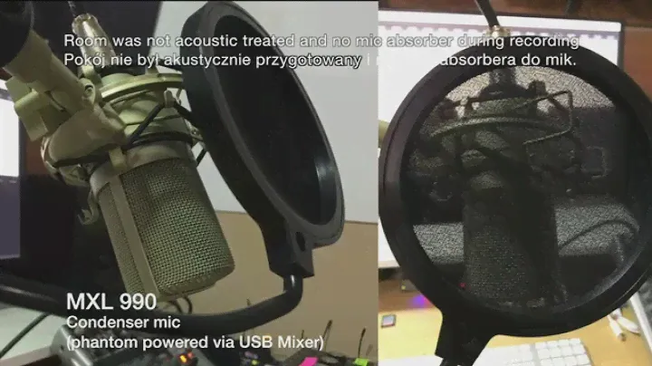 Mic test - MXL 990, Samson Go Mic, Behringer XM1800S, AKG C111LP, AKG Lavalier, Sennheiser PC 7