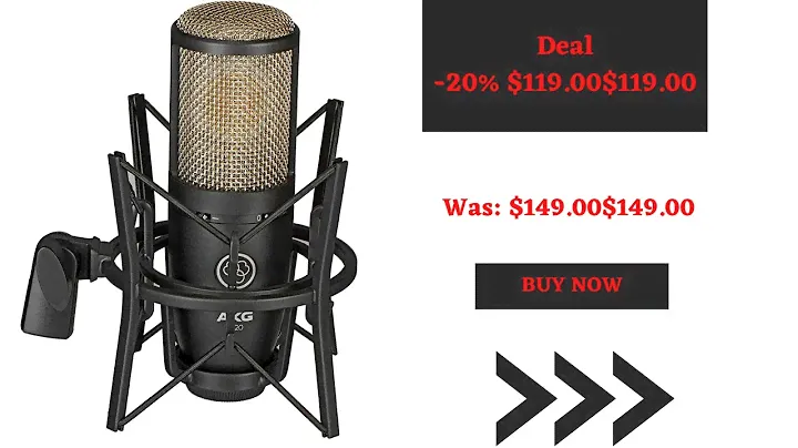 AKG Pro Audio P220 Vocal Condenser Microphone, Black
