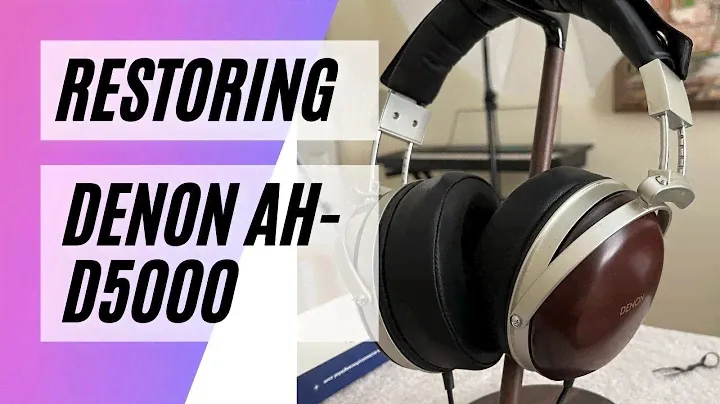 Restoring Denon AH-D5000 Headphones After 12 Years (Replacement Earpads & Headband)