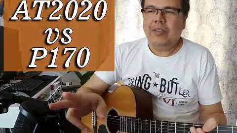 Audio Technica AT2020 vs AKG P170 Microphones Comparison on Acoustic Guitar