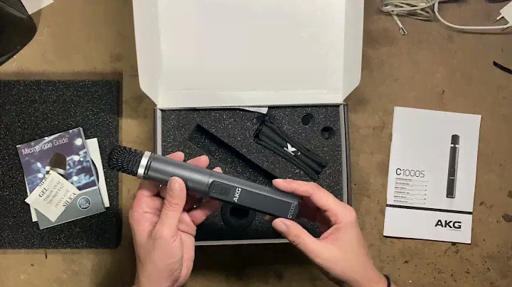 AKG c1000s unboxing desempaquetado castellano español