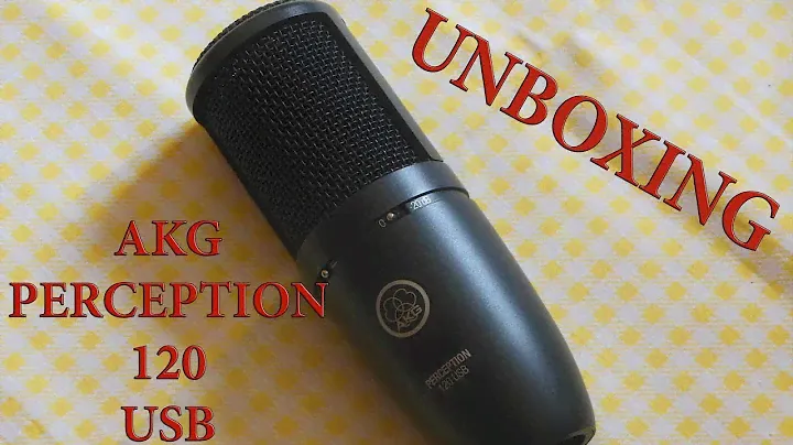 Unboxing AKG perception 120 USB