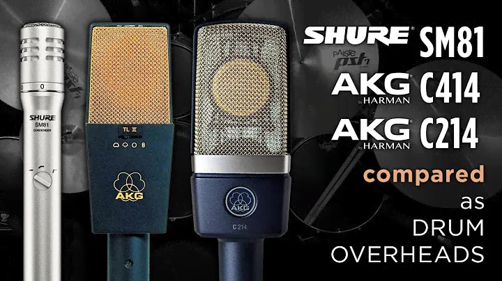 Shure SM81 vs AKG C414 vs C214 BACK 2 BACK Overheads Large Small Diaphragm Microphones B-ULS TL II 2