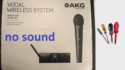 AKG WMS40 MINI  vocal set  repair