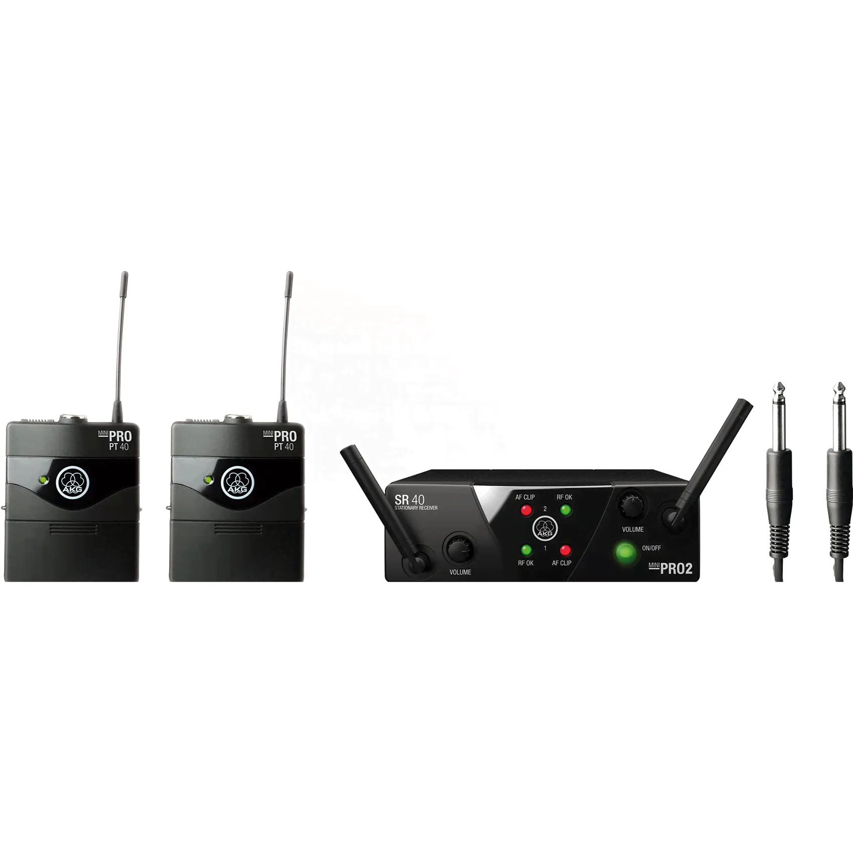 AKG WMS40 Mini2 Instrumental Set BD US45A/C (660.700&662.300)-0