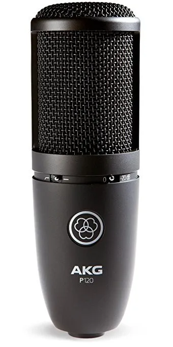 AKG P120 микрофон студийный, кардиоидная направленность, цвет черный-0