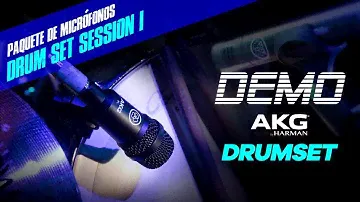 Demo paquete de micrófonos Drum Set Session I- AKG